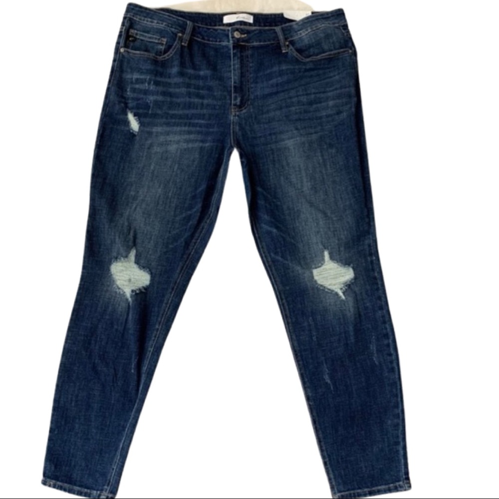KanCan High Rise Distressed Skinny Jeans Size 22